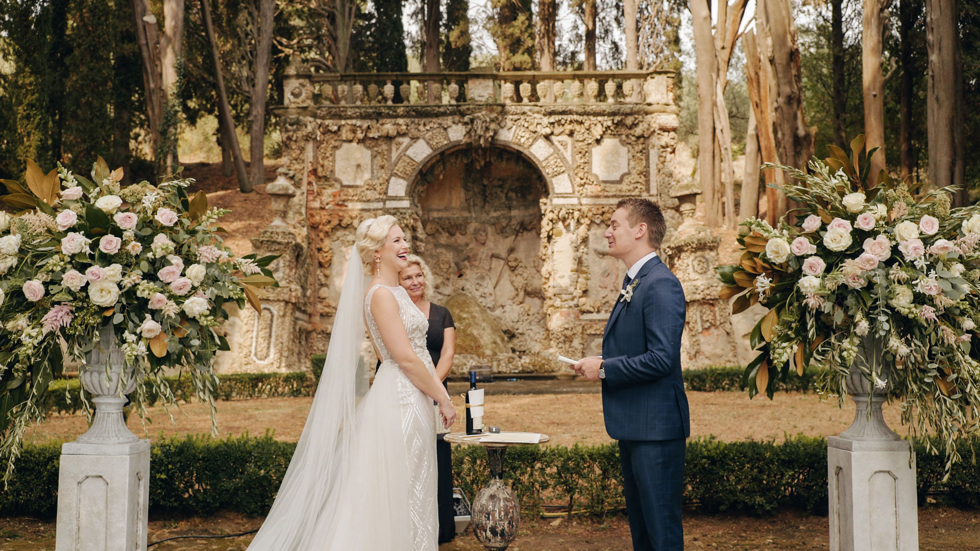 Wedding video Villa Gamberaia